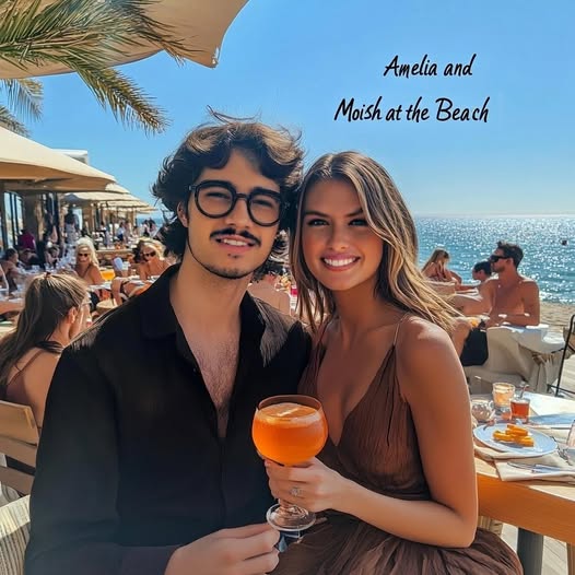 Amelia and Moish at the Beach